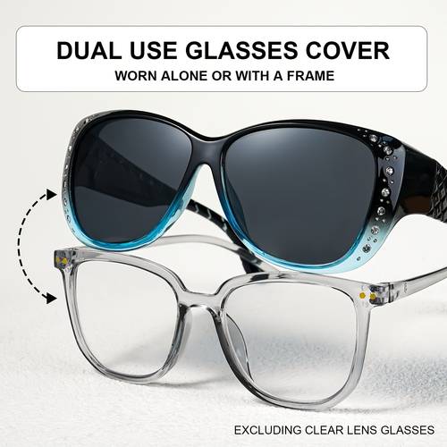 modieuze overkapping bril voor dames heren, perfect cadeau voor stijlvolle alledaagse accessoires, geschikt voor feesten en muziekfestivals, past in de decoratie dames heren
