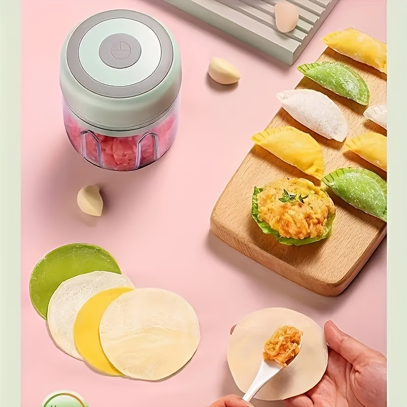 electric garlic crusher portable mini food chopper vegetable chopper small food processor suitable for garlic puree onion herbs vegetables   blender as well   tomato dicer chopper and ginger mincer garlic peeler electric automatic garlic peeler automatic peeler for   preparation kitchen gadget portable appliance spacesaving device   motor sturdy build garlic mincer vegetable processor busy professionals home cooks Product details 4