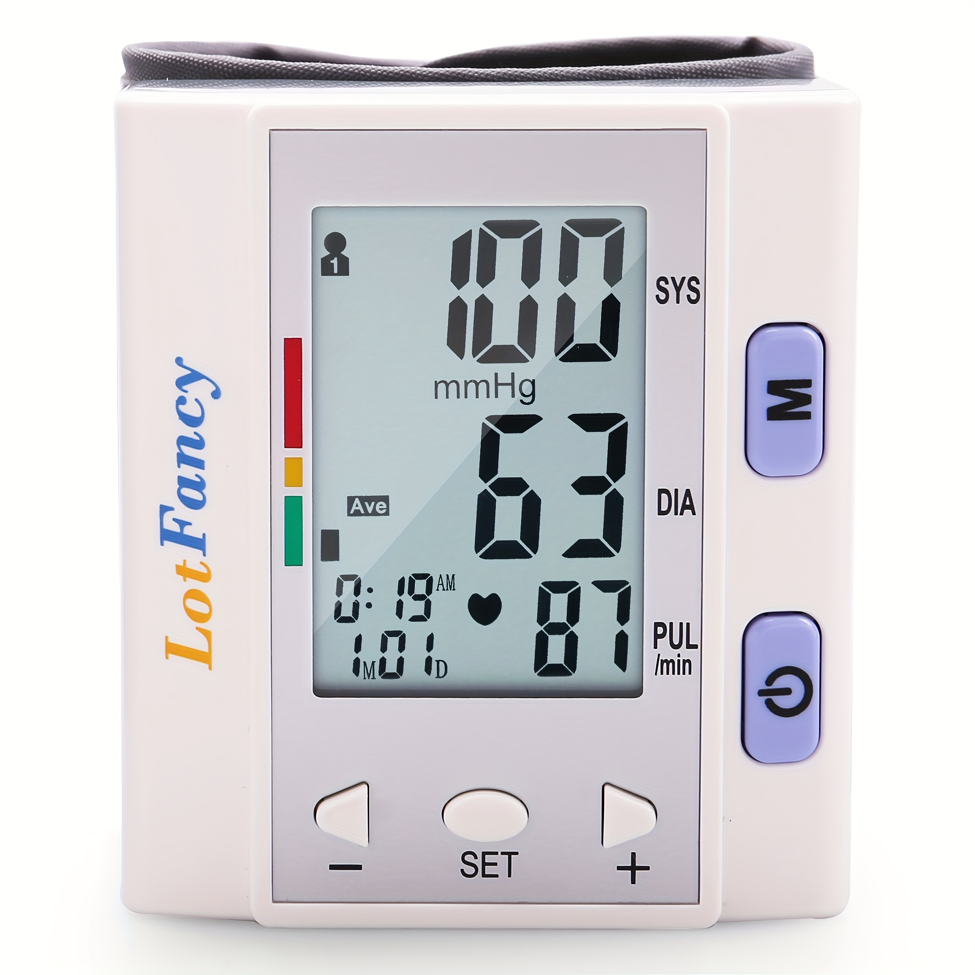 wrist   bp cuff automatic   pressure machine bp monitor 5 3 8 5 4   120 memory large screen Product details 0