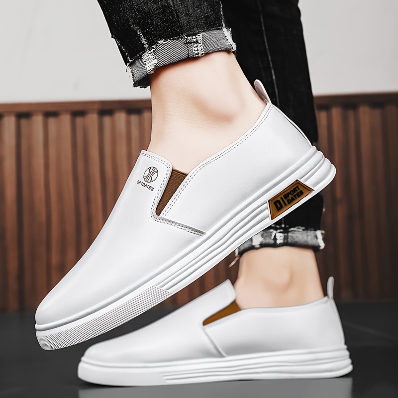 White Slip Best Mens Canvas Slip On Shoes Mens Shoes 2025