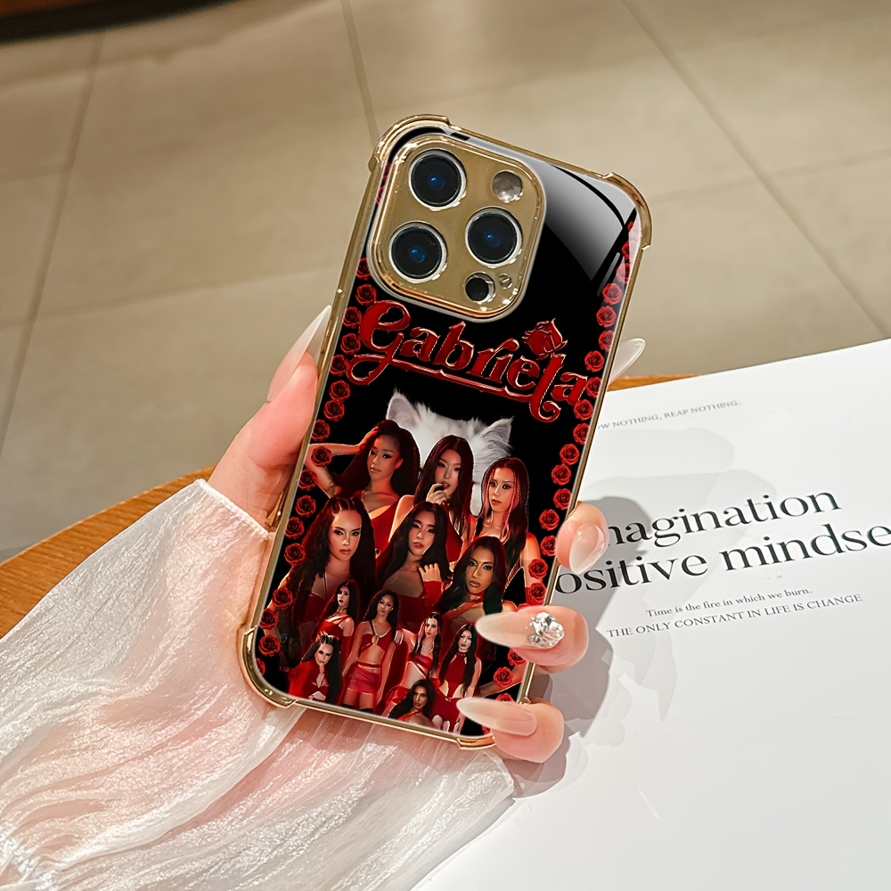TEMU Phone Case: G-gabriela Rose Illustration Phone Case Suitable For Iphone 17 17e 16e 16 15 14 13 12 11 Mini Pro Max Xr Xsmax 8 7 Plus Anti Fall