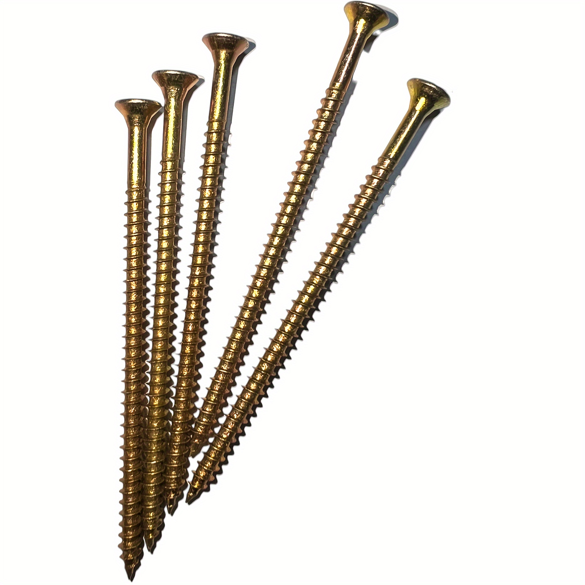 

Forgefast Elite Self-tapping Wood Screws, Class 8.8 Metal With Zinc Yellow Finish, Quick Start Drive, 4.0 X 80/100mm, Pack Of 100.
