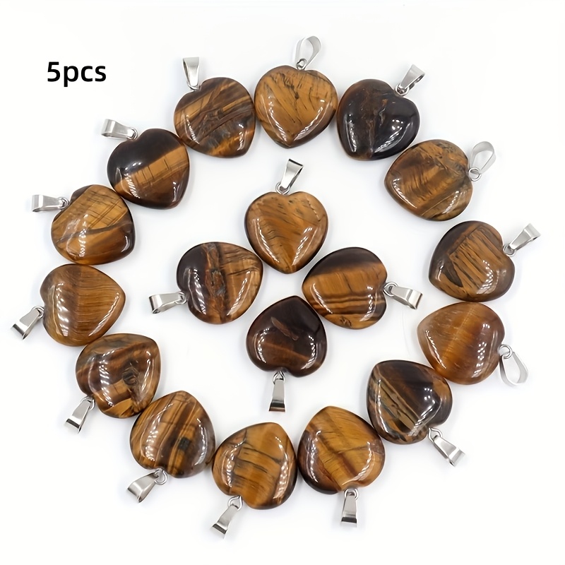 TEMU 5 piezas Colgante de de Natural, Colgante de Elegante y Fácil de 20 x 6 mm, Adecuado para Mujeres