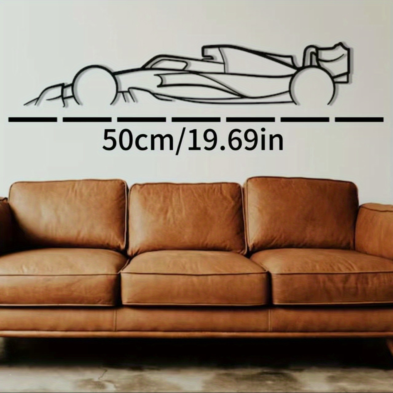 TEMU 1pc Metal Car Wall Decoration - Racing Car Metal Wall Art - Game Room Decor - Car Enthusiast Gift - Gift For Men - Car Lover Gift - Racing Car -