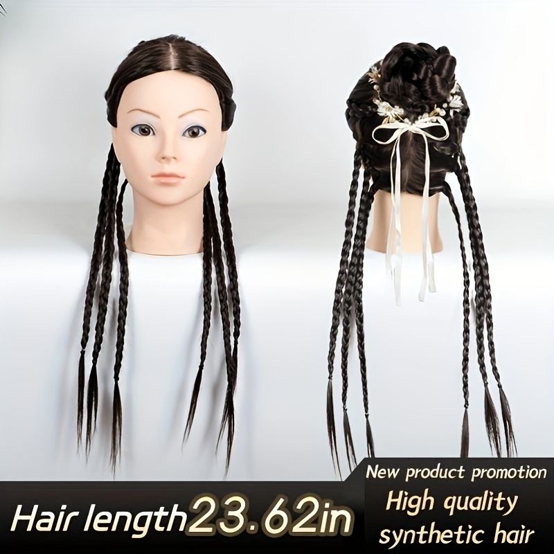 Salon Practice Head Model for Hair Styling