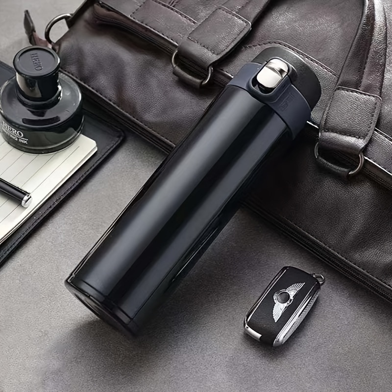 Image of New 304 Bouncing Stainless Steel Insulated Cup Outdoor Large Capacity Car Vacuum Water Cup