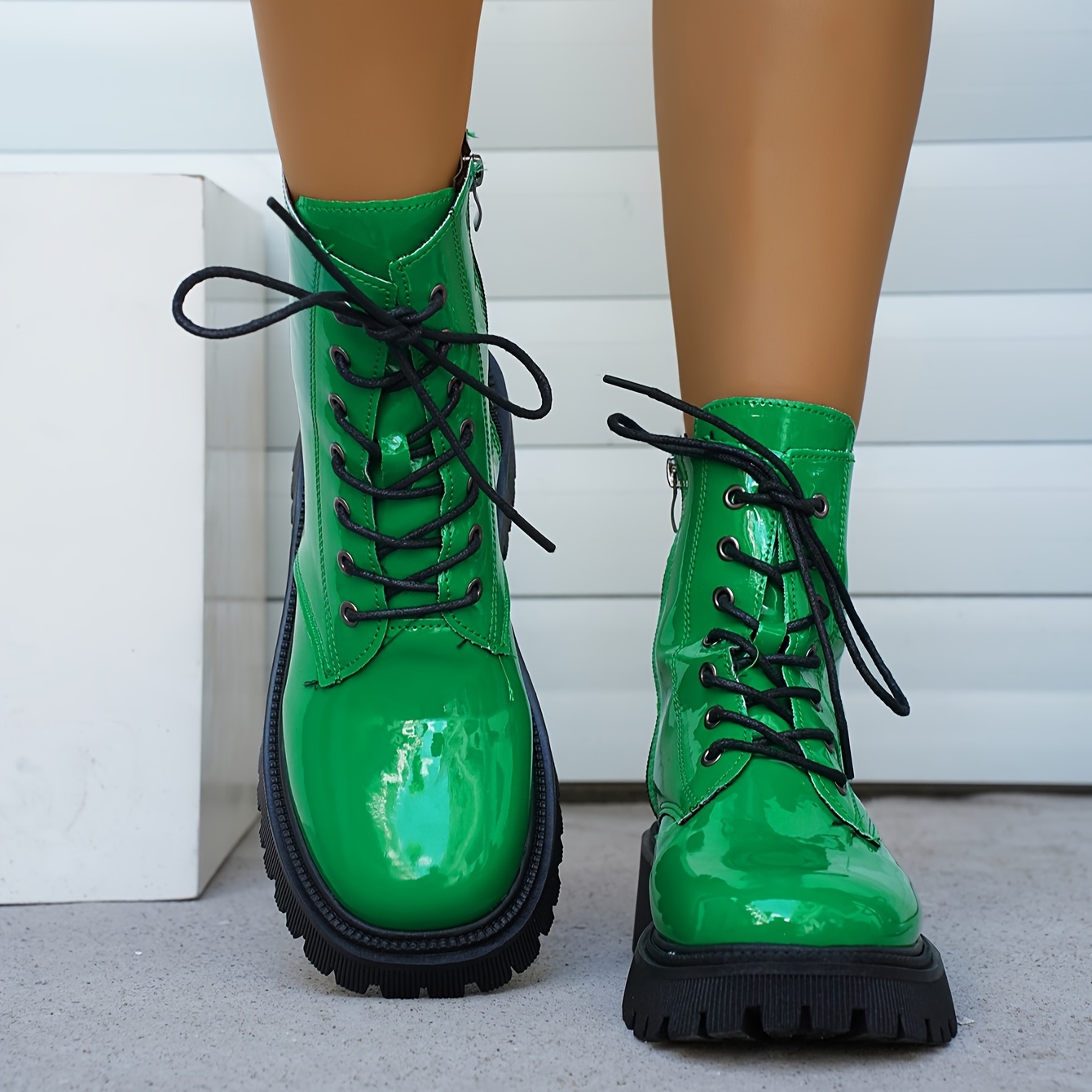 Fancy shop combat boots