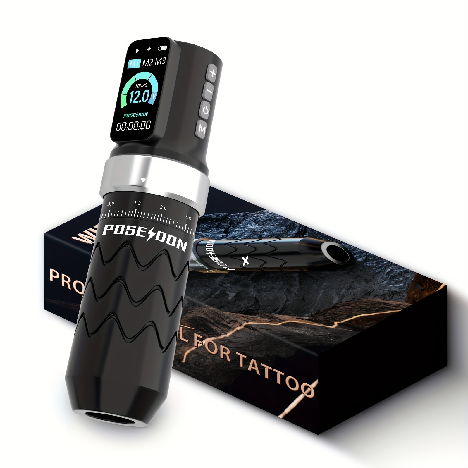 poseidon cordless rotary tattoo machine lcd display 2300mah - Temu