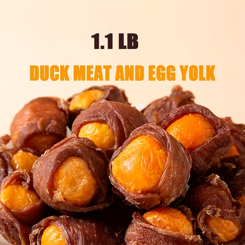 TEMU Pet Snacks - Helety Chicken/duck Wrapped In Egg Yolk - Pet Training Reward Snacks - Dog Snacks