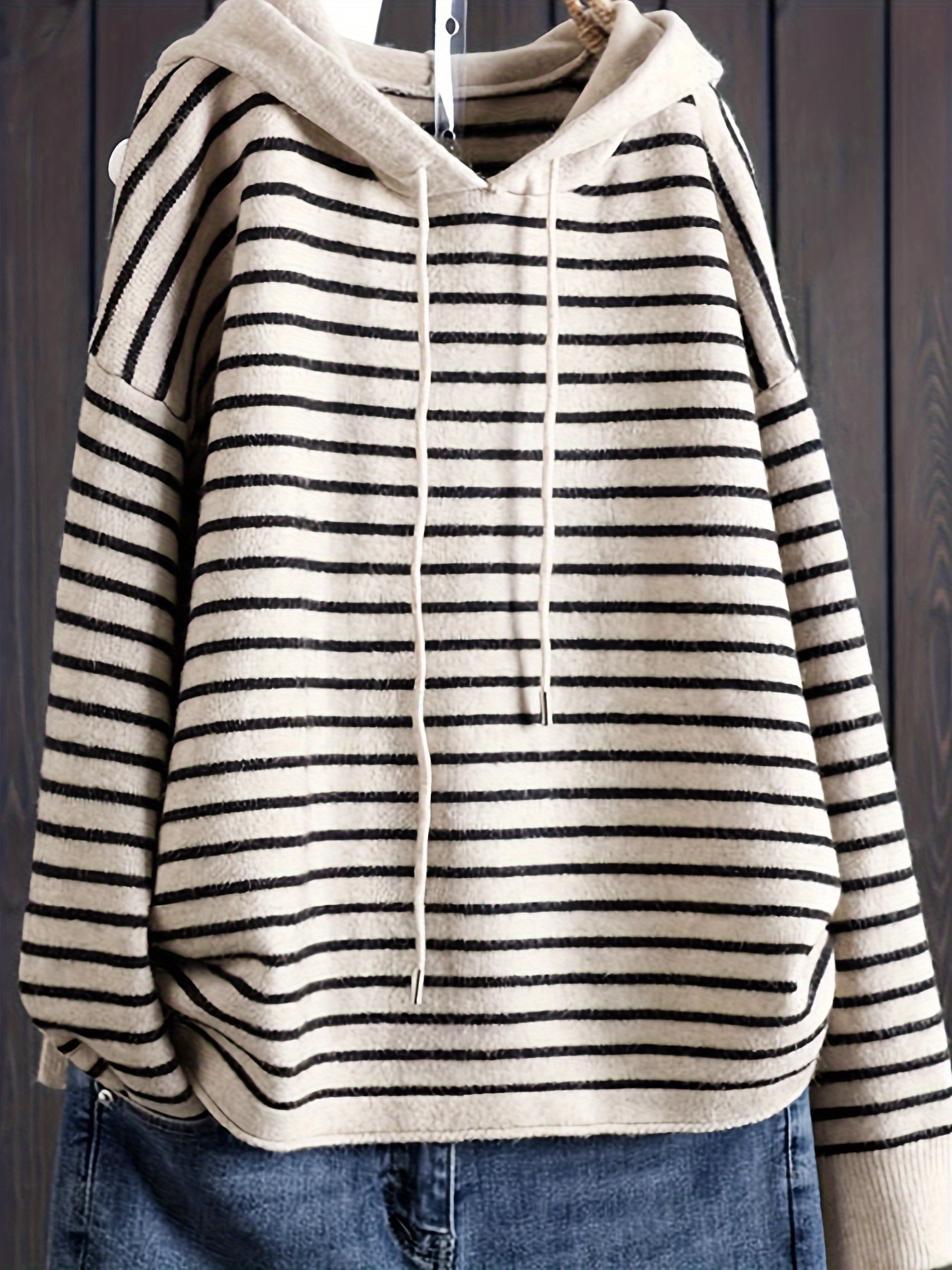 【YOURNUS】Striped Warmer Hooded Knit YOURNUS】Striped Warmer Hooded Knit (YOURNUS/ニット