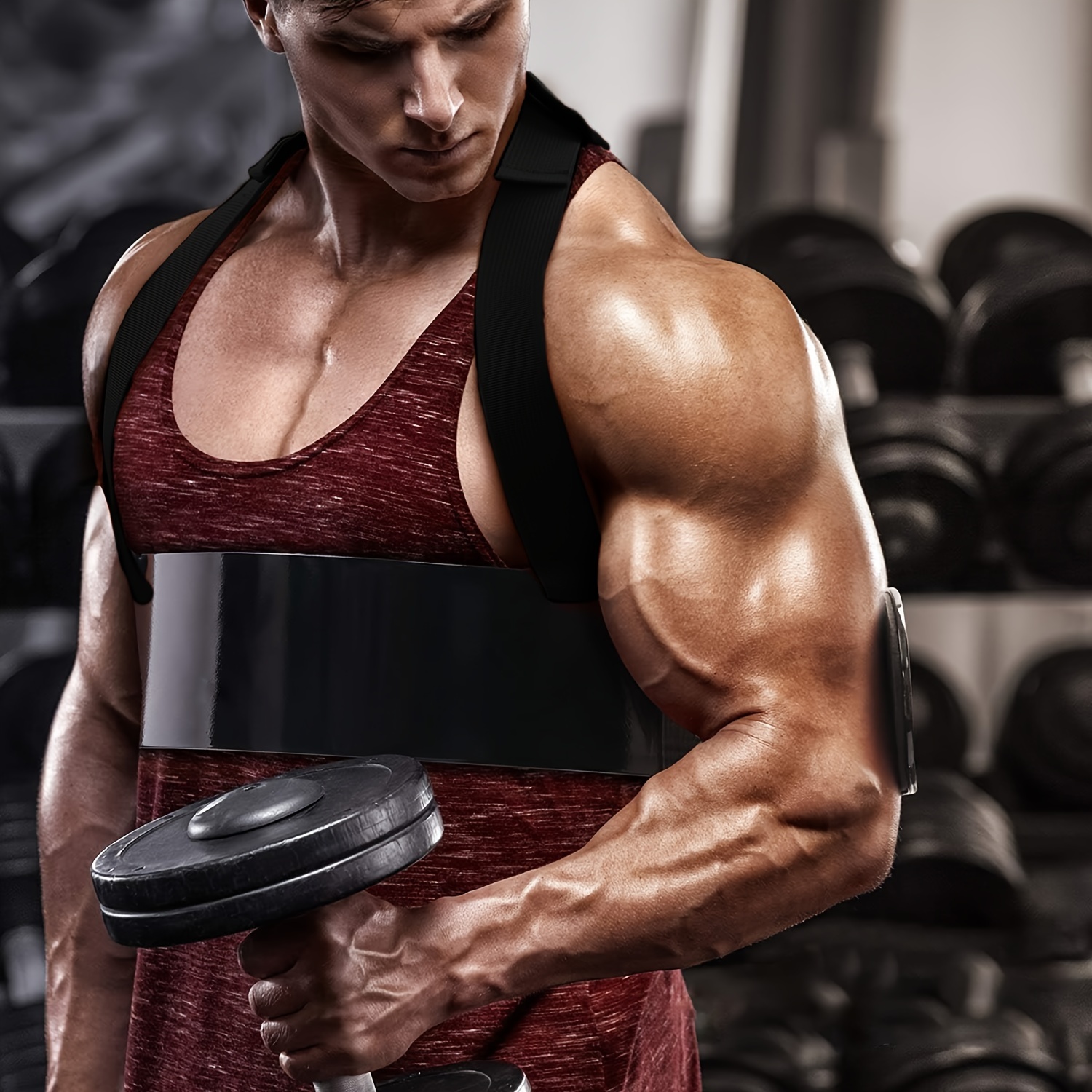 Sports Arm Blaster Biceps Triceps Big Arm Bodybuilding - Temu