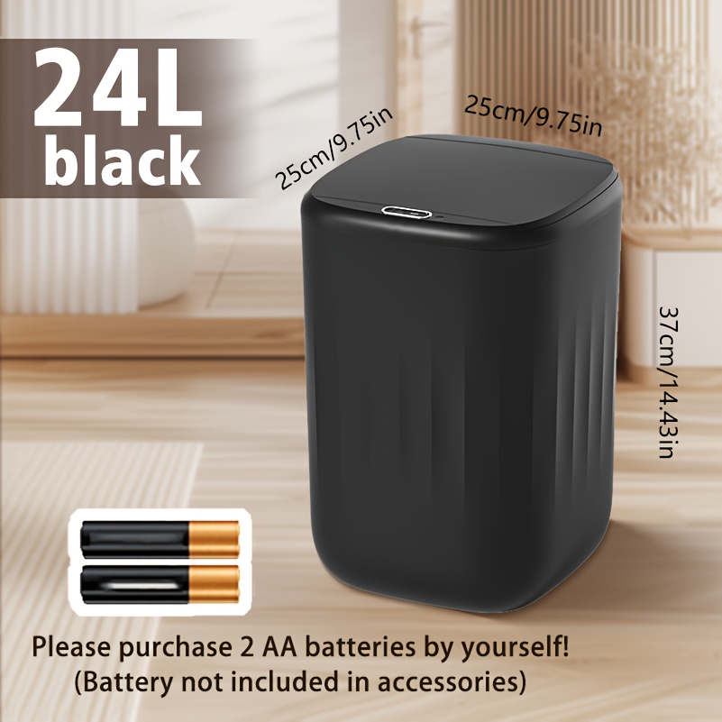 2サイズ用20l/24lプラスチックオーバルゴミ箱 モーション