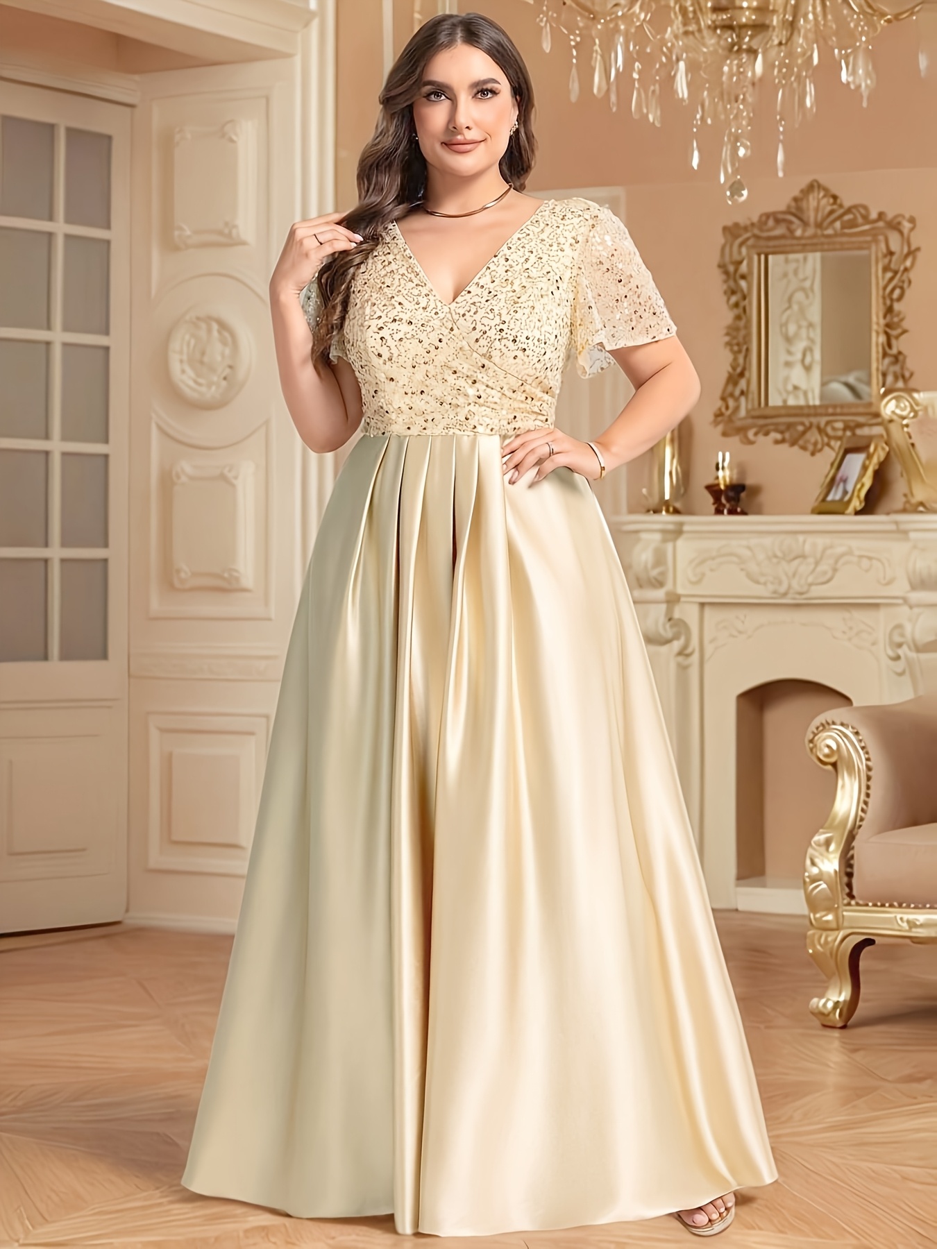 yellow dresses formal Lady Black Tie - Alisha Gown - Yellow - Tulle A-line Dress With Open Back main image 0