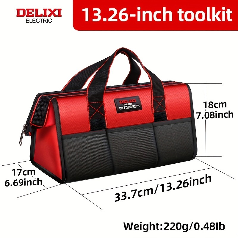 TEMU Electric 13/14 Inch Tool Bag, Handheld Tool Bag, Tool Organizer Bag, Multi-pocket Tool Organizer Zipper Bag, For Tool Storage And Organization