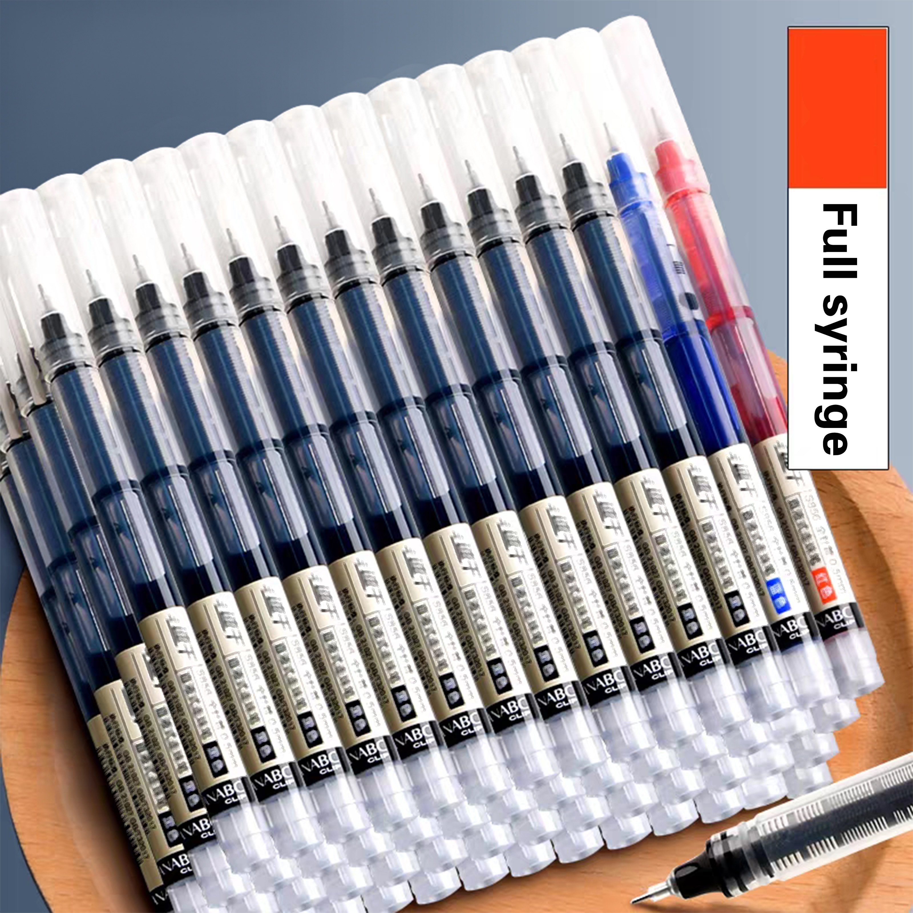 

10-piece Smooth Writing Gel Pens, 0.5mm Fine Point, Assorted Inks (black/red/blue), Ideal For Home, Office & Students