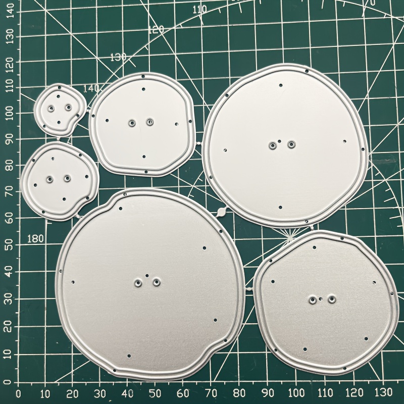 Metal Cutting Mold Template For A New Series Of Label Frames, Perfect For Embellishments And Embossing