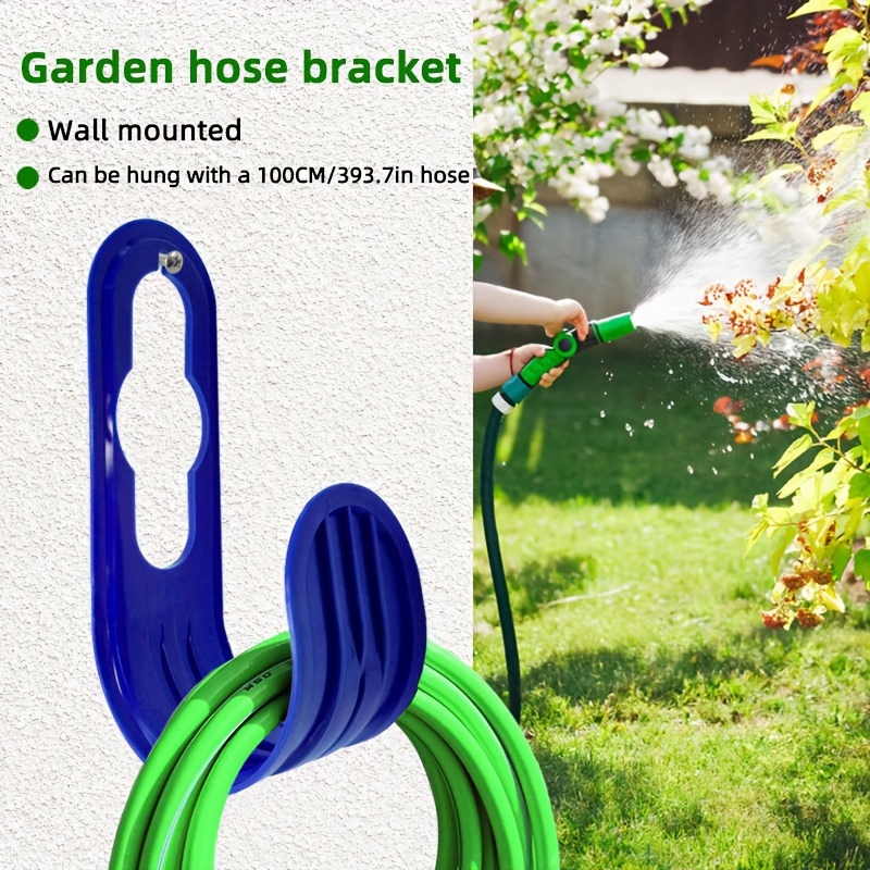 Water Pipe Hook Water Pipe Bracket, Garden Water Pipe Hanger, Garden Watering Water Pipe Hook Wall-mounted Neat Bracket