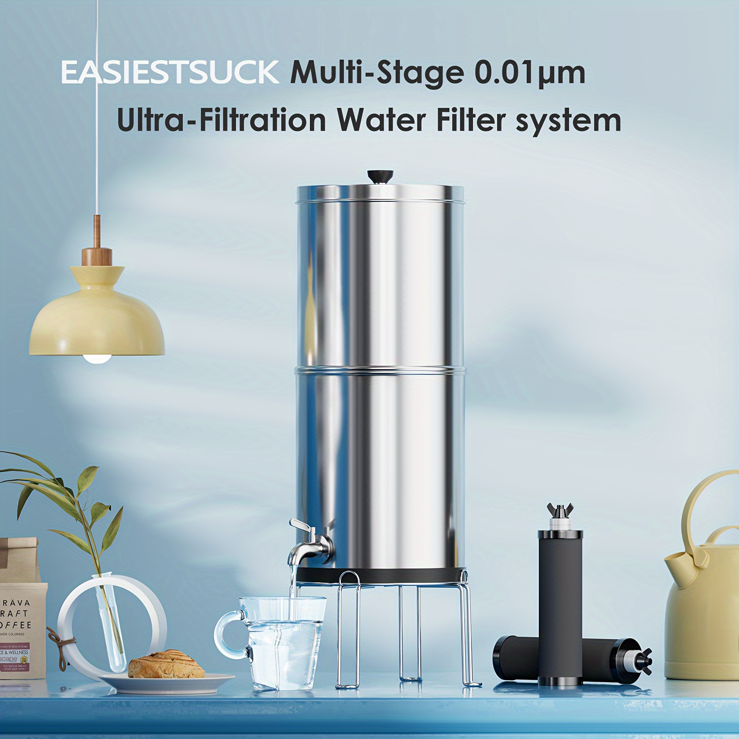 

2.25g Gravity-fed Water Filter System