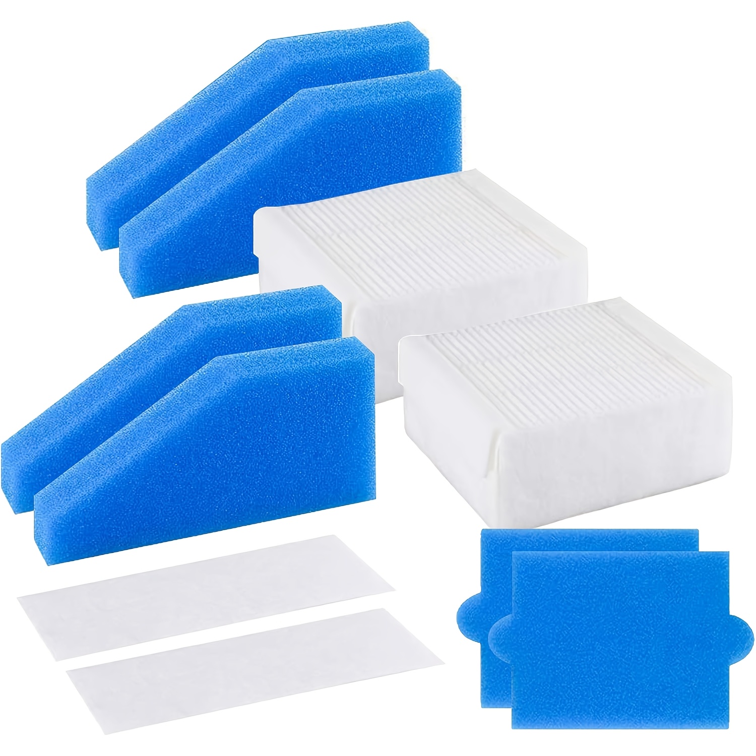 E-shop 10 Stück Ersatzfilter für Thomas Aqua+ Serie - für Thomas Filter-Kit 99 (Teilenummer 787241) - für Thomas Staubsauger-Zubehör