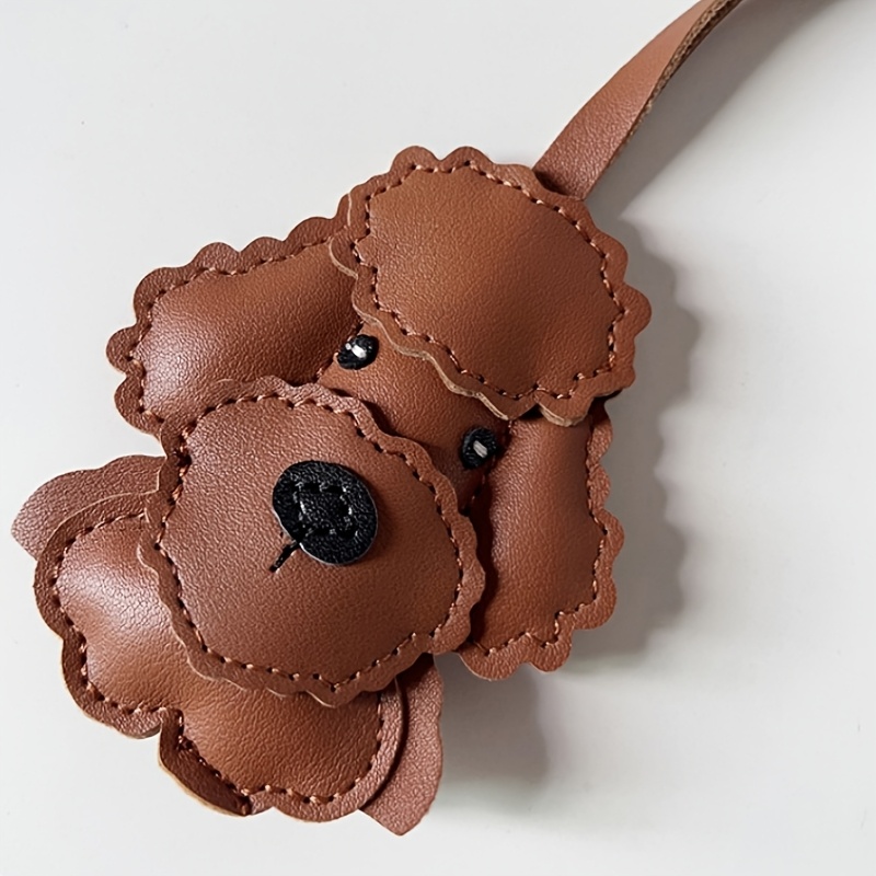 Ciondolo per borsa personalizzato a forma di cane, portachiavi di peluche a forma di cane, cane di peluche personalizzato, peluche personalizzato per