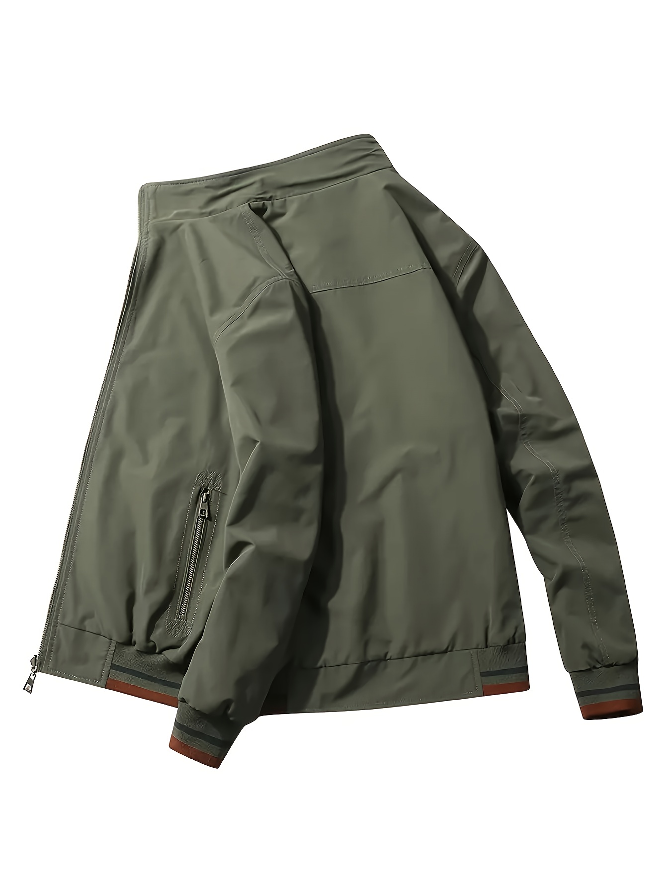 Autumn Winter Men'S Reversible Long Sleeve Lapel Jacket Utility... product image 4