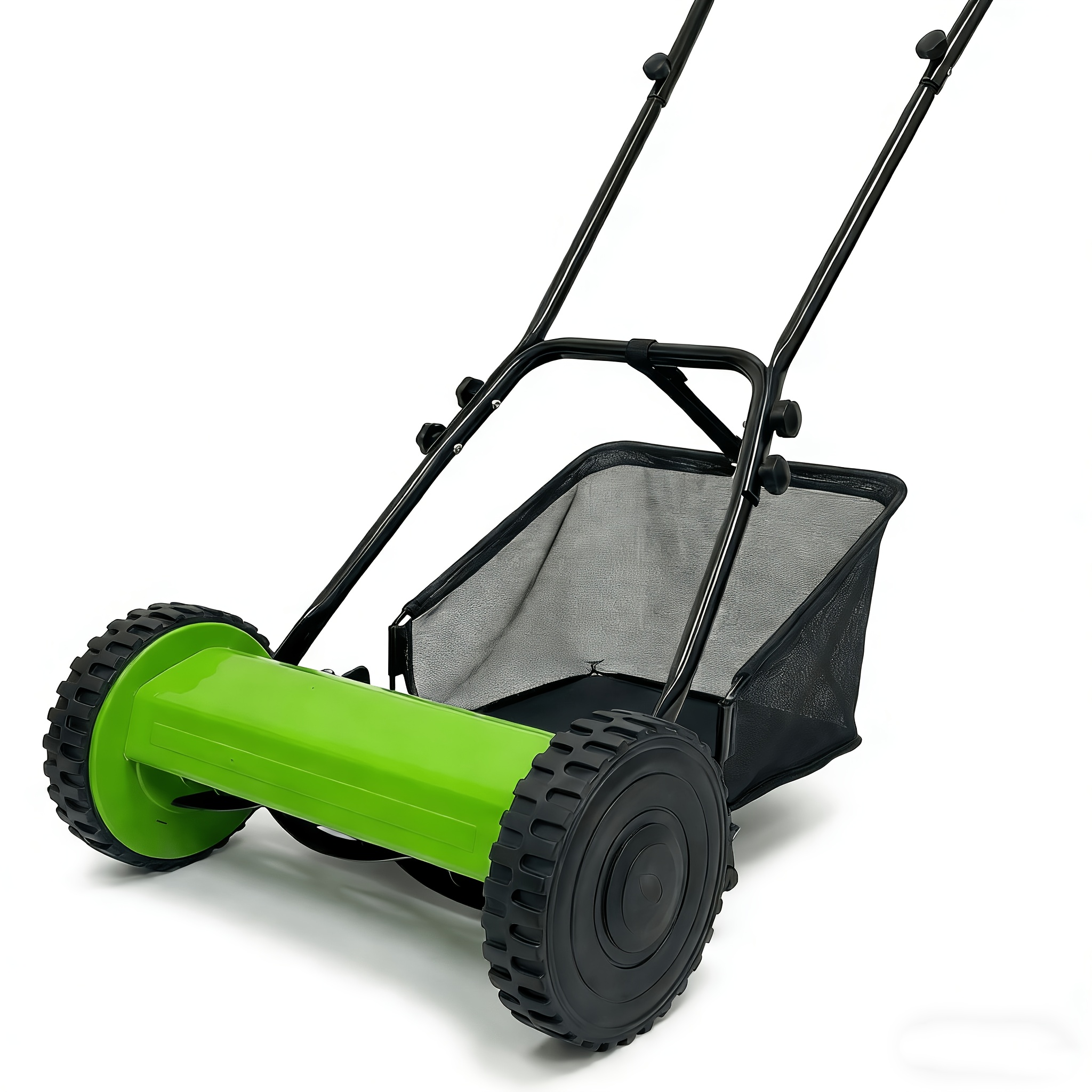 A Push Lawn Mower, a Drum-Type Manual Mower, Does Not Require Electricity Or Oil, Is Portable And Convenient, Suitable for Yard Lawn Care And Garden Maintenance