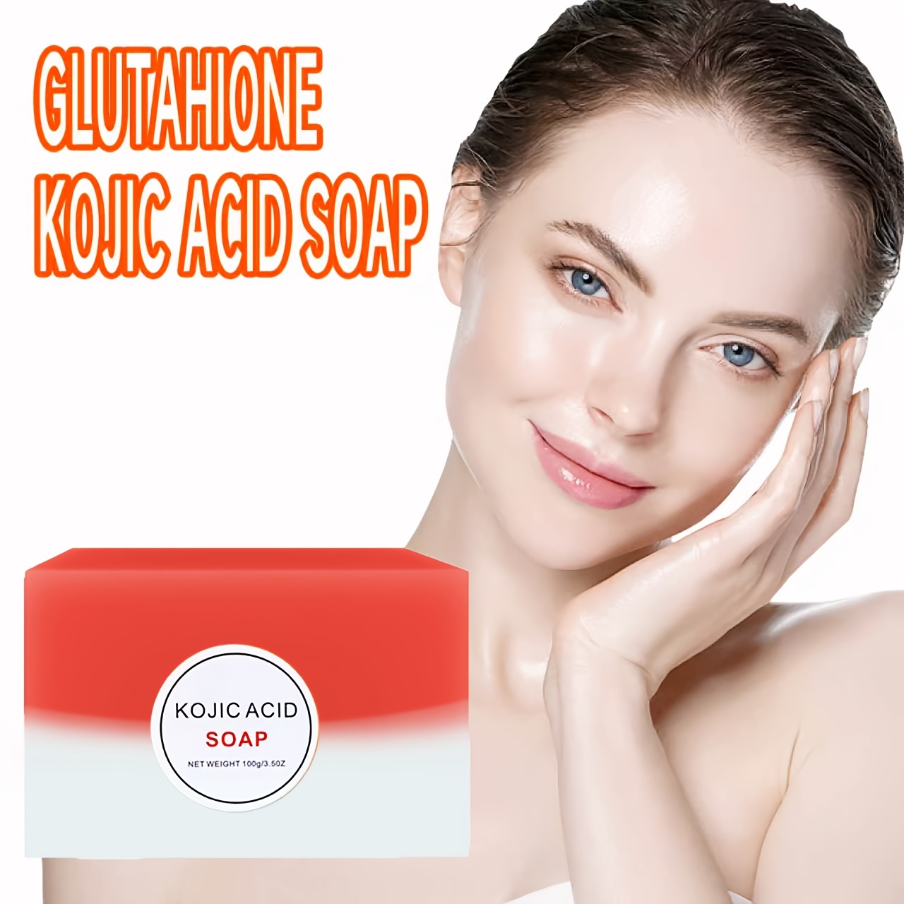 glutathione kojic acid Glozic Glutathione Kojic Acid And Vitamin C Soap 75 G main image 1