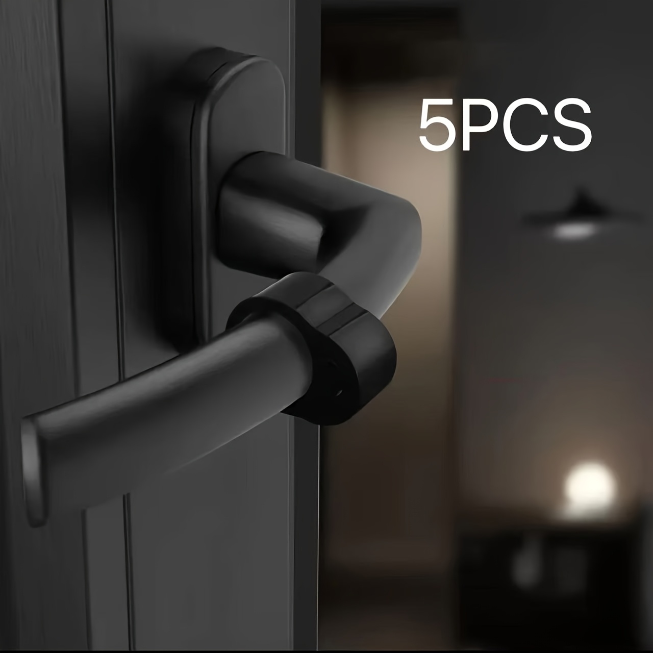 O-shaped Anti-collision Rings 3/5, Door Suction Anti-collision Non-punching , New Suction Door Toilet Door Blocking Door, Bathroom Door Handle Anti-collision Pad