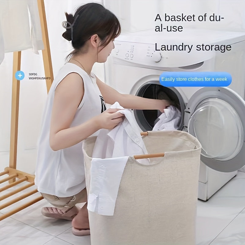 foldable household laundry basket moisture proof and waterproof storage basket large capacity clothes and toys storage basket laundry baskets details 0