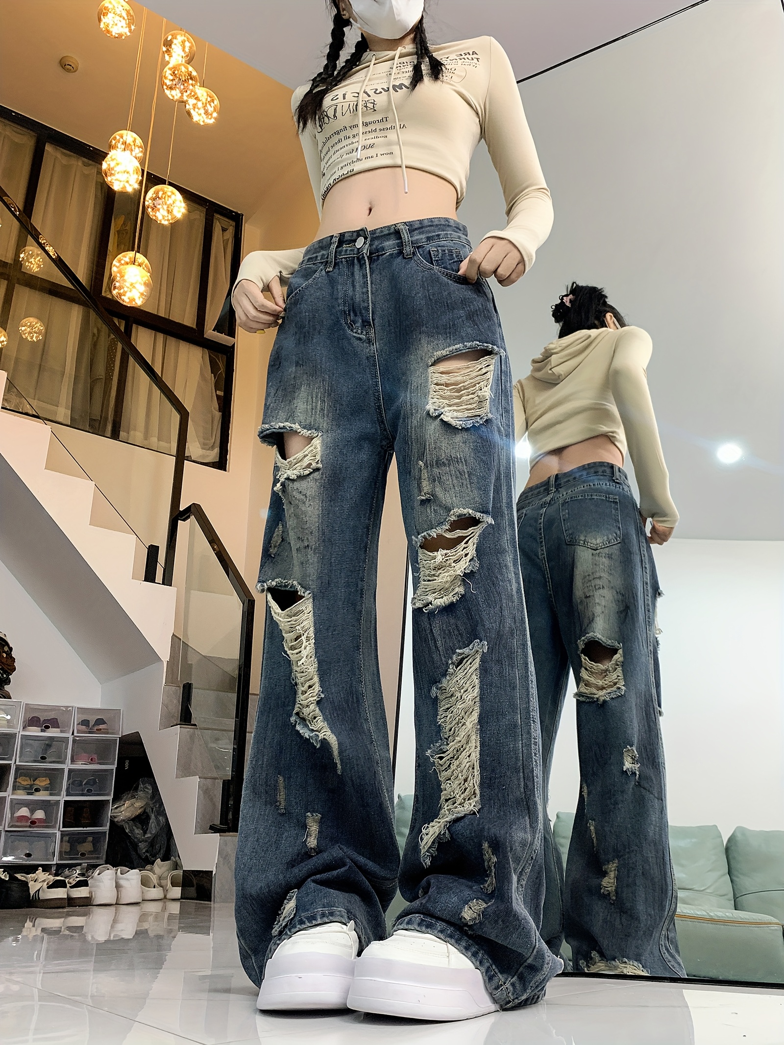 grunge pants sold on Temu United States grunge pants sold on Temu United States