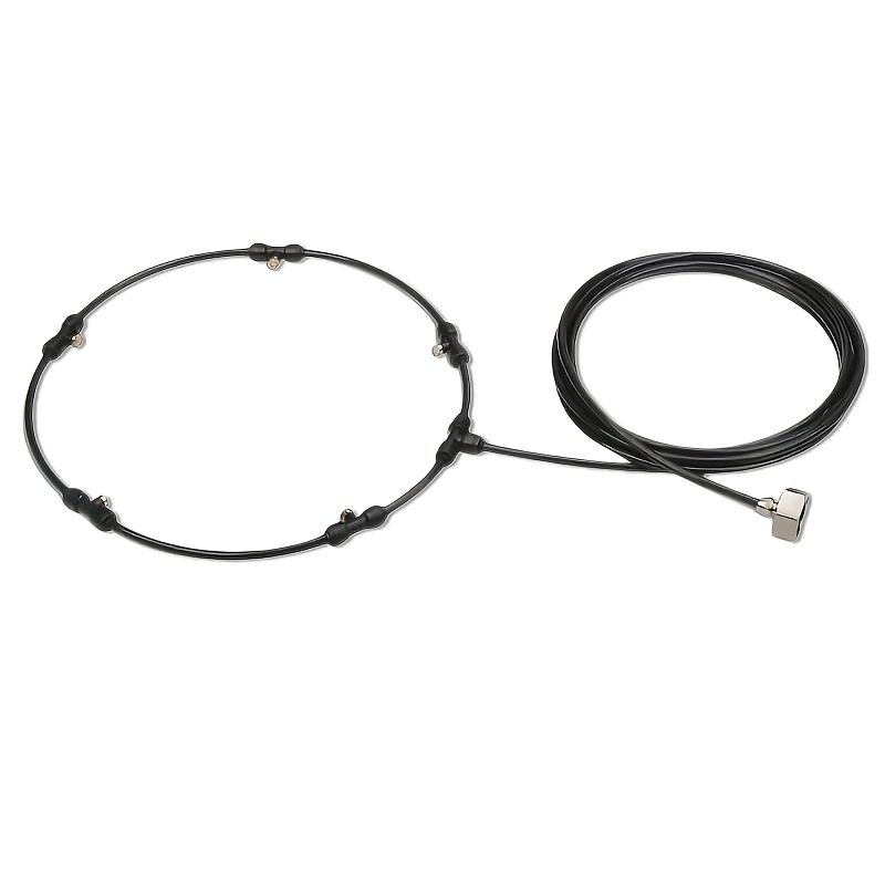 Image of Eu- Black Spray Ring, Suitable For Indoor And Cooling Weather. Outdoor Cooling Garden And Courtyard Sprayer Accessory (non-electric, No Required).