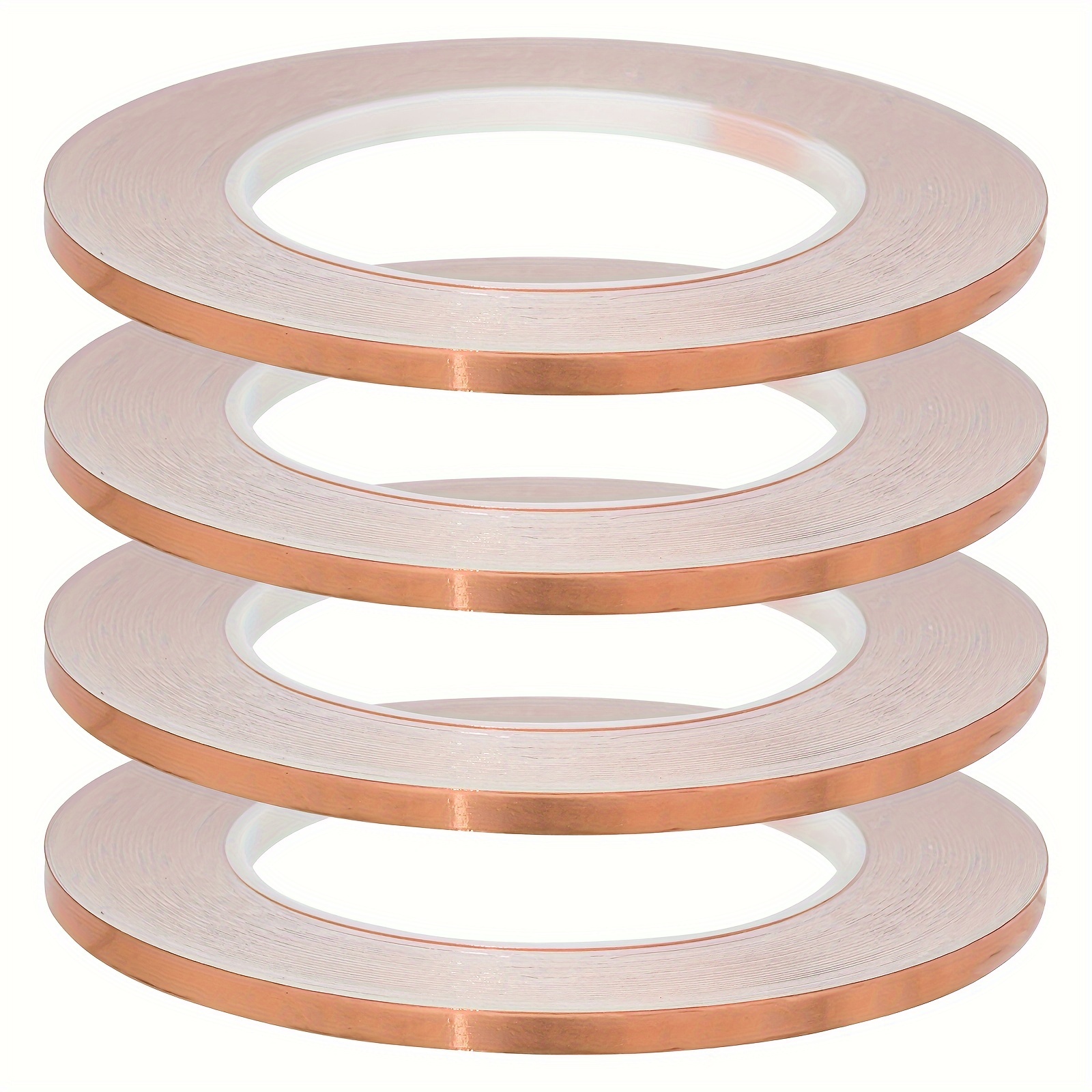 

Copper Roll - 3/5/8/10/12/15/25/30mm Widths, 20m Length - For Diy Crafts, Colored Lampshades, Guitar Emi Shielding, Electrical &