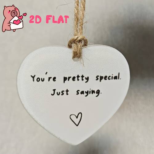 2d flat 1pc acrylic 2d heart pendant easter mothers day valentines day anniversary graduation gift companion thoughtful friendship appreciation keepsake ready to hang no electricity required