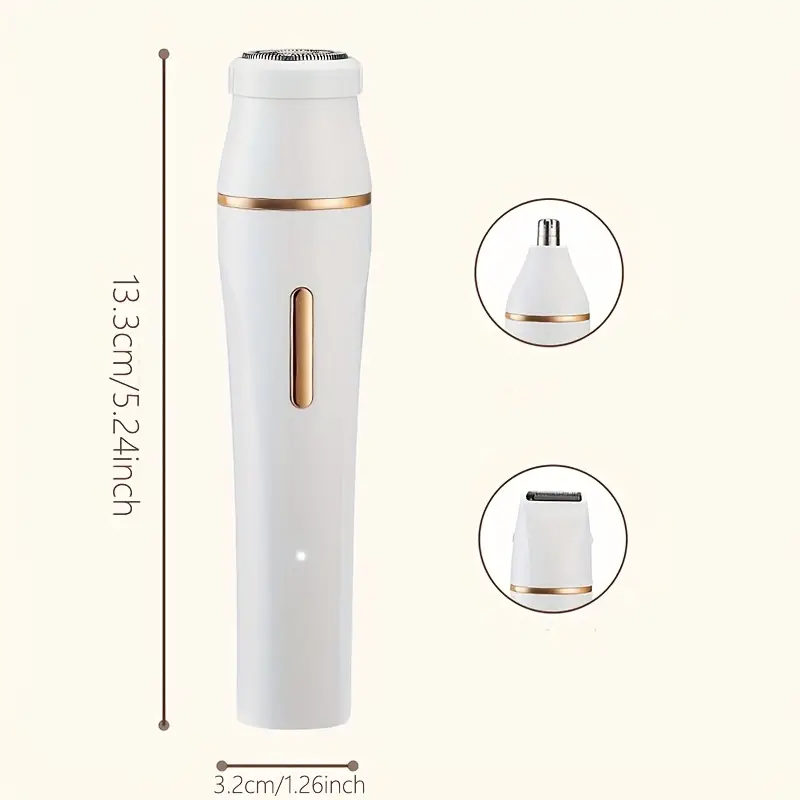 electric multi function trimmer with eyebrow nose hair trimmer and shaver unisex rechargeable body grooming kit for women men bikini line trimmer set portable gift for ladies dad father Product details 5