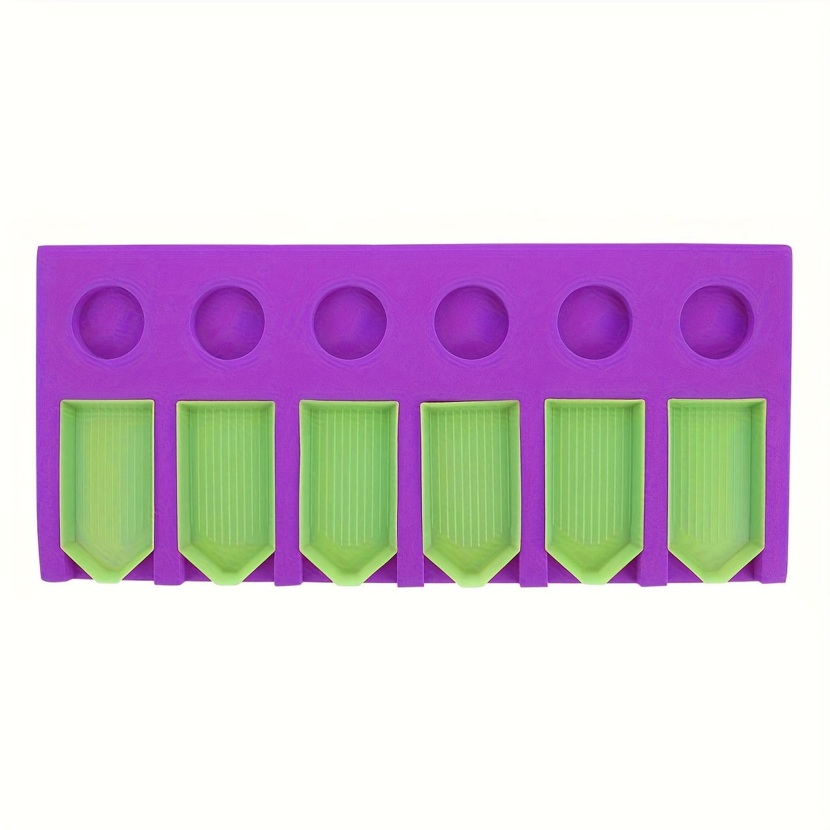 TEMU 1 Set de 6 Compartiments Plateau de Rangement pour Peinture Diamant, Organisateur de Plateaux d'Additions, Support de Plateau Multi-Bateau en