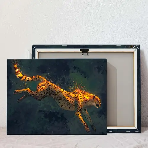 1pc wooden frame canvas painting suitable for home and office decoration is a unique gift for singles parties