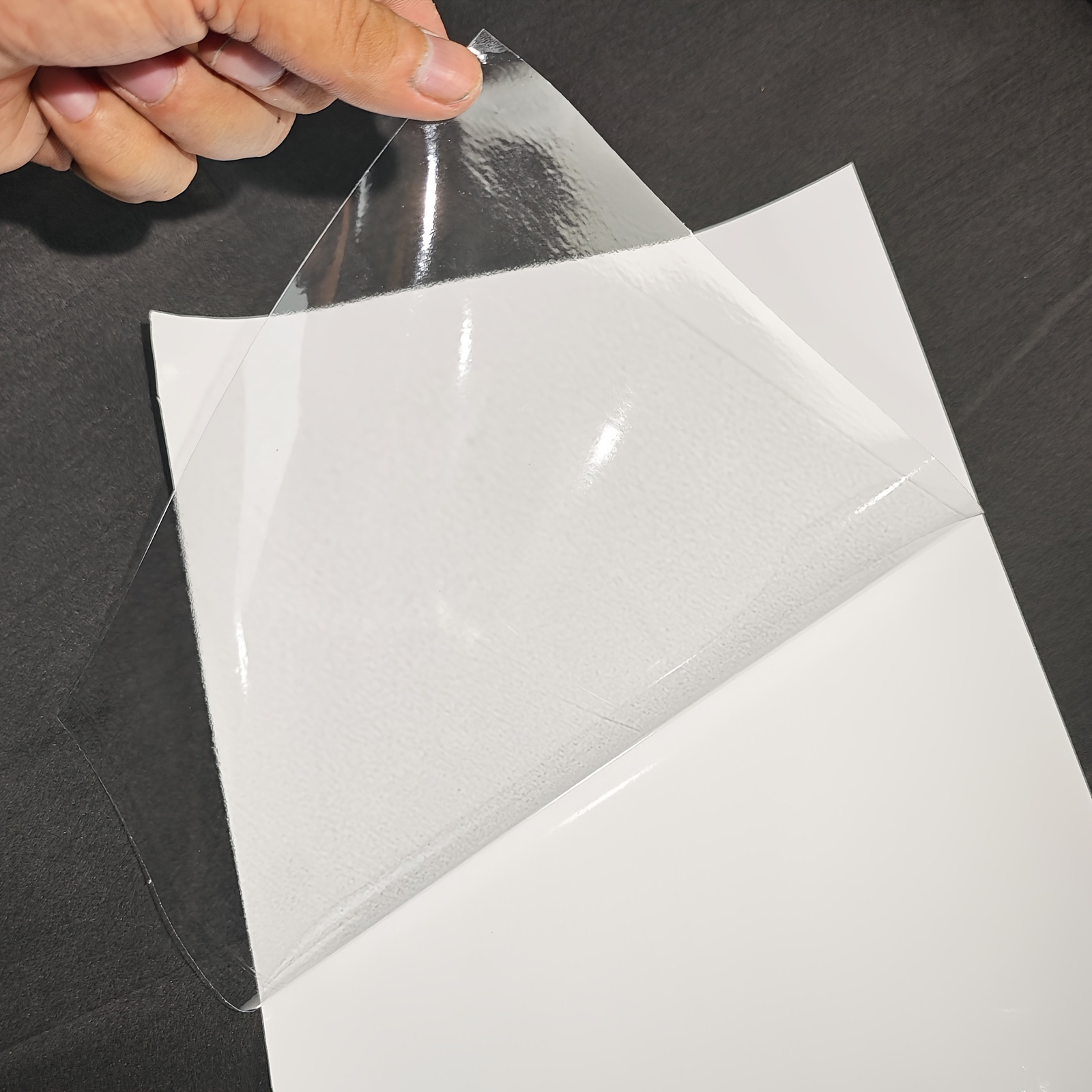 A4 Size Self adhesive Laminating Sheets Clear Transparent Temu