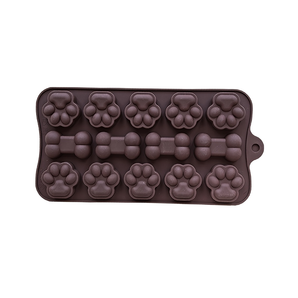 TEMU 1pc Mini Chocolate Silicone Candy Mold, Fondant Mold, Suitable For Ice Cubes, Jelly, Pudding, , And Dessert Making