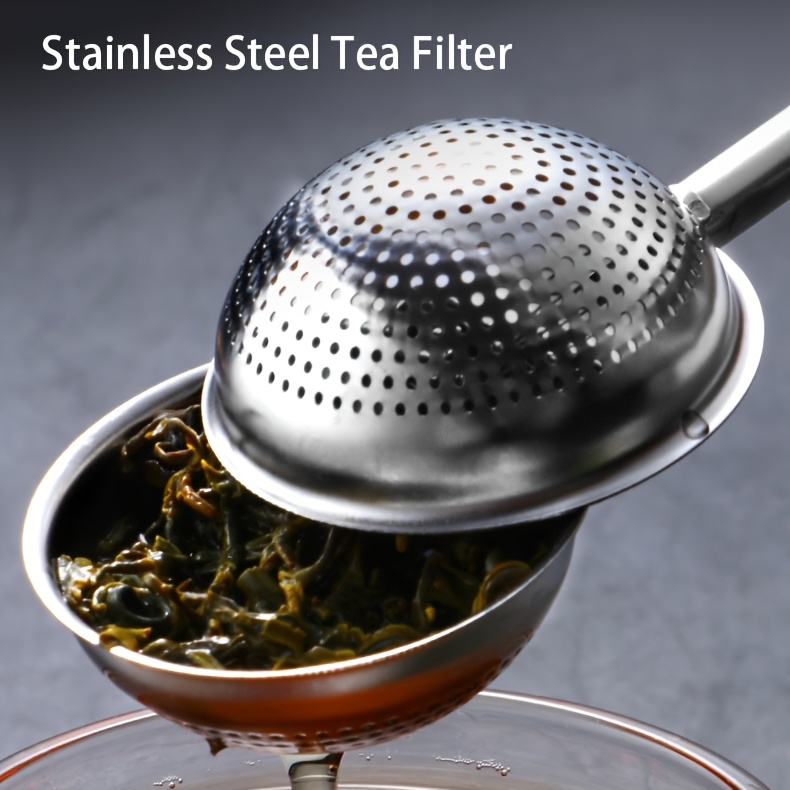 1pc   stainless steel tea infuser heart shaped loose leaf tea strainer multipurpose tea steeper for office   gifts suitable for christmas halloween easter hanukkah thanksgiving details 1