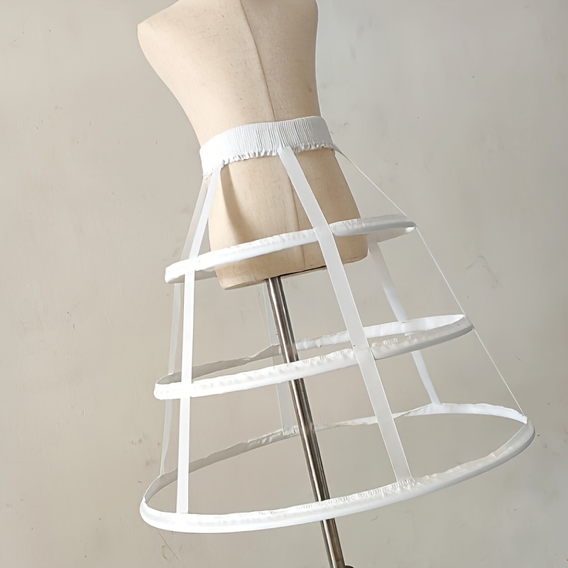 

Jupe cage réglable et élégante pour animal de compagnie, jupe mi-longue creuse pour robes, crinoline de cosplay avec ceinture élastique