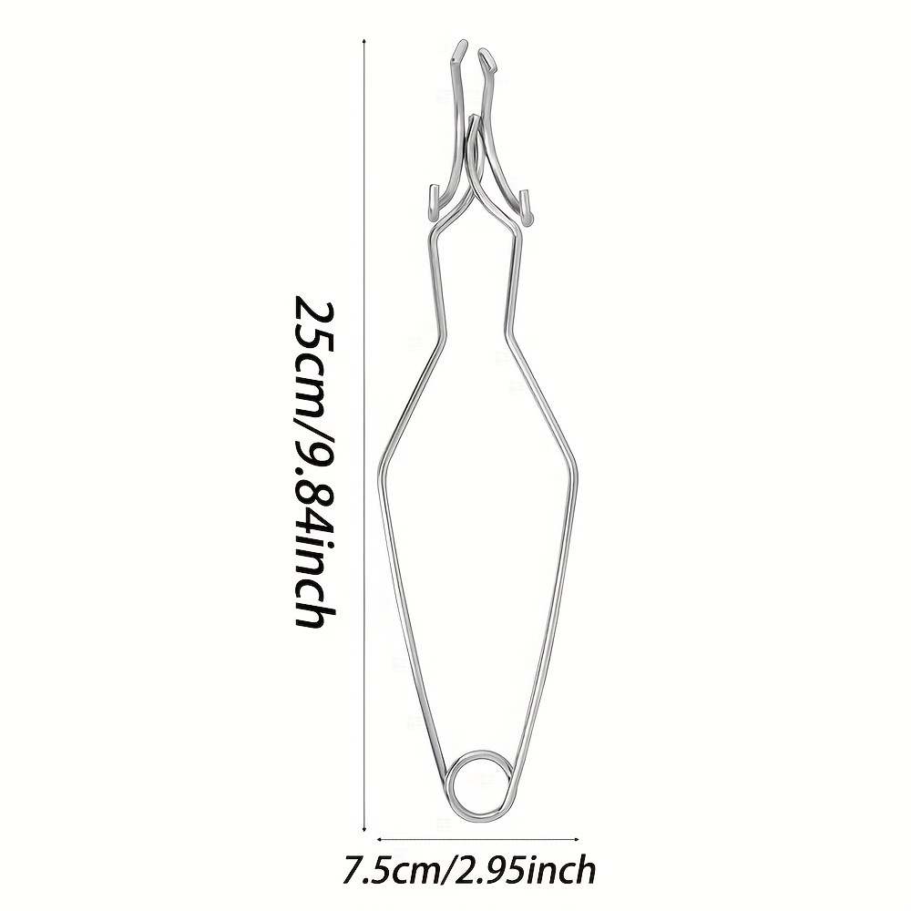 TEMU Quartz Bowl Crucible Bowl Crucible Clip Melting Furnace Fixture Furnace Stand Clip Metal Casting Tools Golden Beating Jewelry Equipment