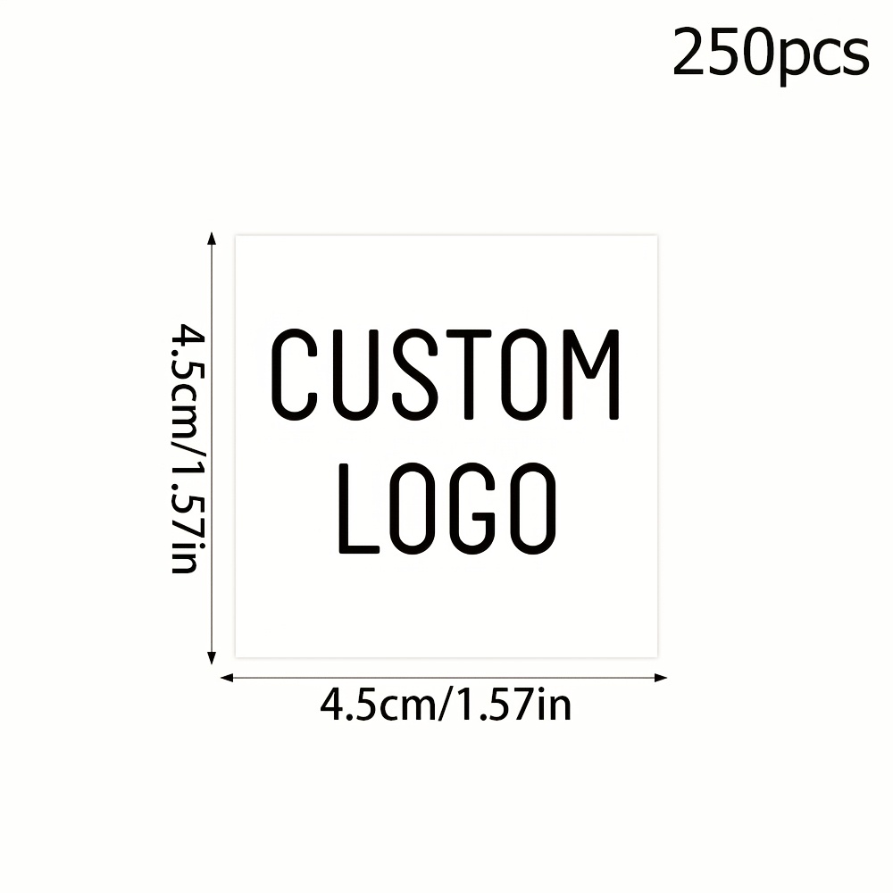 TEMU 150/200/250pcs Of Personalized Chocolate Candy Packaging Labels, Customizable With Any Pattern/text, Suitable For Birthdays, Bridal Showers,