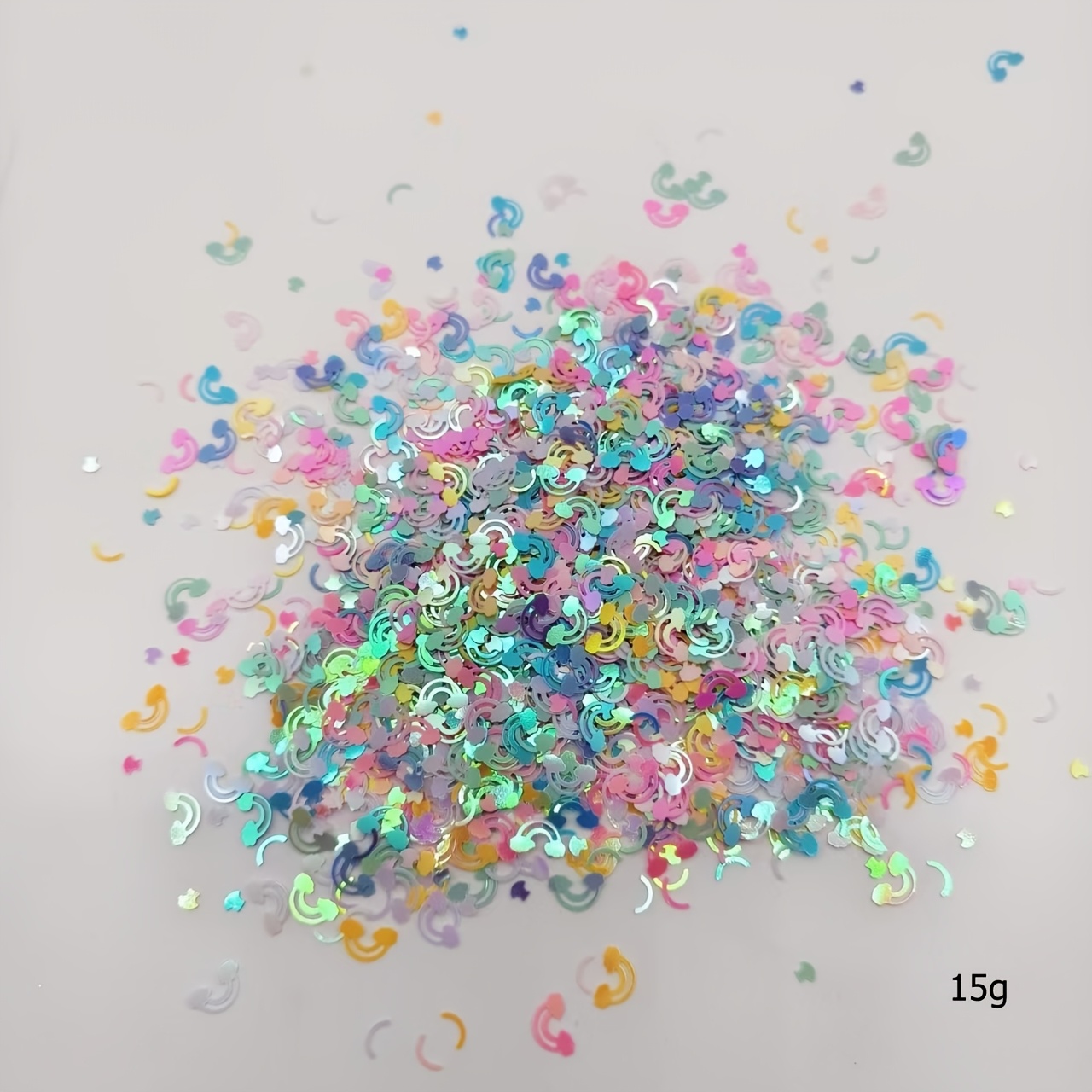 Image of 15g Confetti, Colorful Cloud Confetti, Birthday Party Confetti, Use For Party Decoration, Card Making Decoration,for Christmas, Halloween