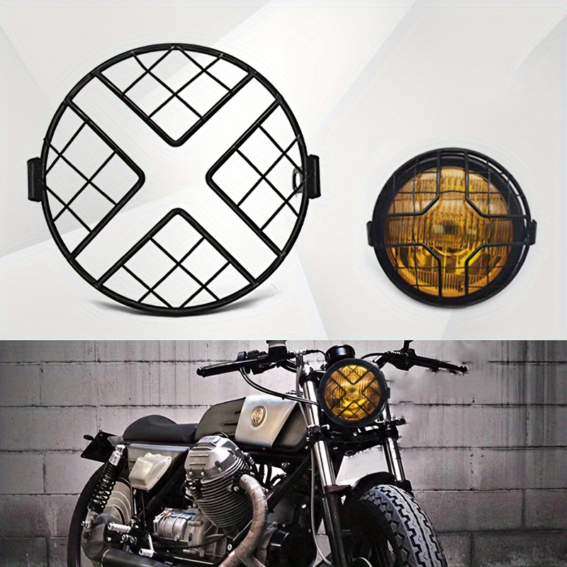 Motorrad Frontscheinwerfer 7,5 Zoll Led Motorrad Scheinwerfer für Cafe  Racer Bobber Chopper : : Auto & Motorrad