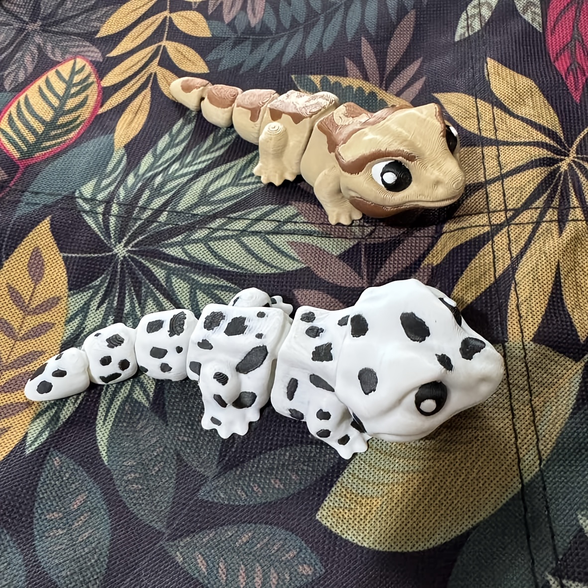 3D-Printed Gecko Toy Figure for Role-Play