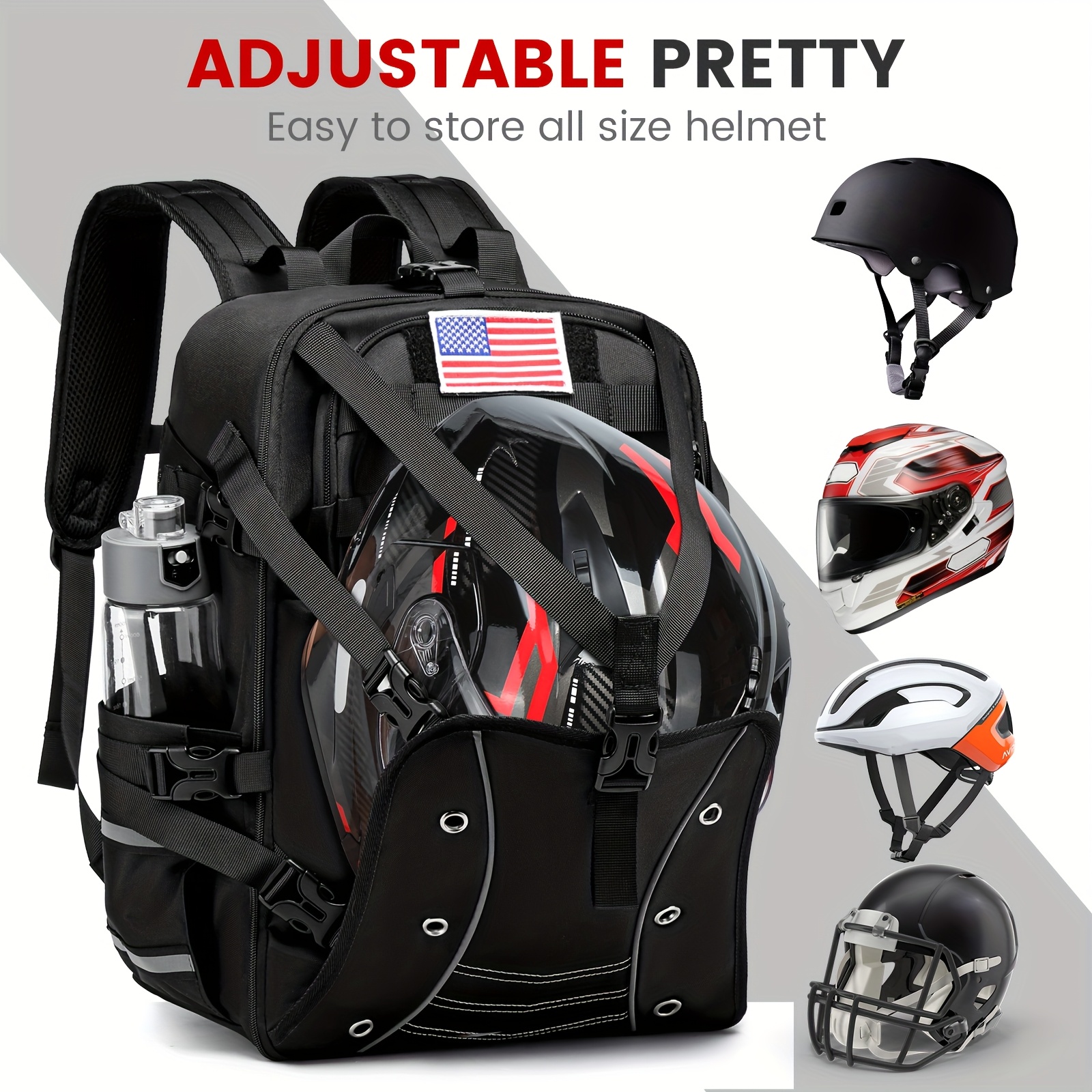 ショルダーバッグ・ポシェット   Nam Black CKJ Ultralight Rubberized Helmet Shop PittZ Skydiving Helmet Bag | ChutingStar Skydiving Gear