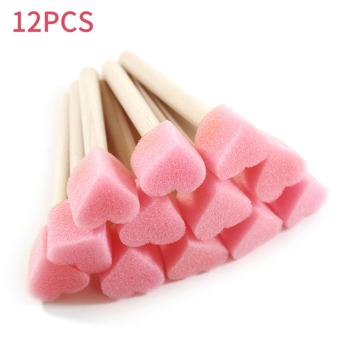 12 unidades/pacote esponja cabeça de   rosa   com  , ideal para   e ofícios, bem como projetos de pintura, para graffiti, pintura, borracha durável