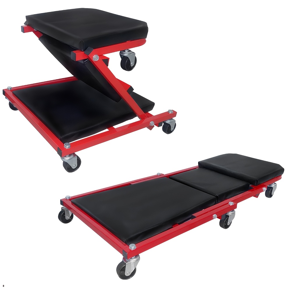 E-shop Werkstatt Rollbrett Auto Werkstatt Liege Montage Liege - Montage Rollbrett Montage Liege 360° drehbare Rollen für Autoreparatur, bis zu 150kg