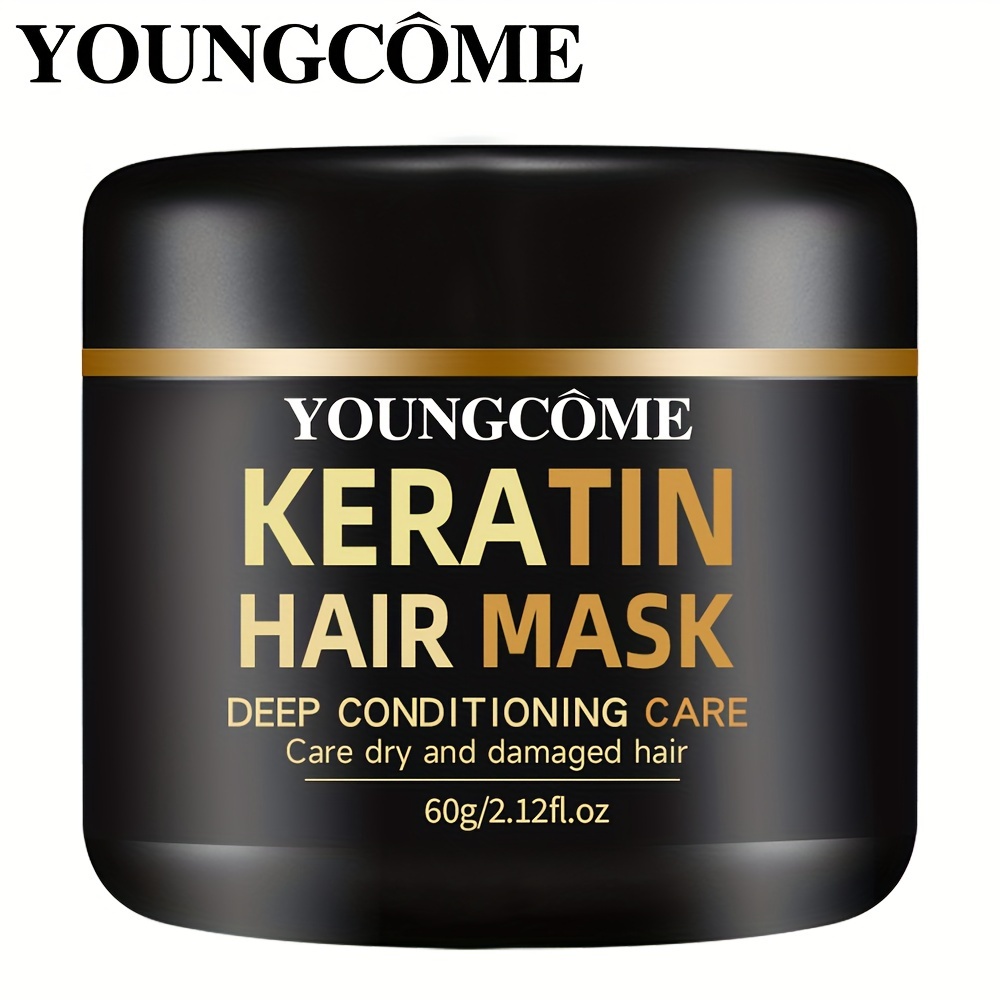 

Keratin Hair Mask, Deep Hair Care Conditioner, Professional Advanced Hair Care Products For All Hair Types