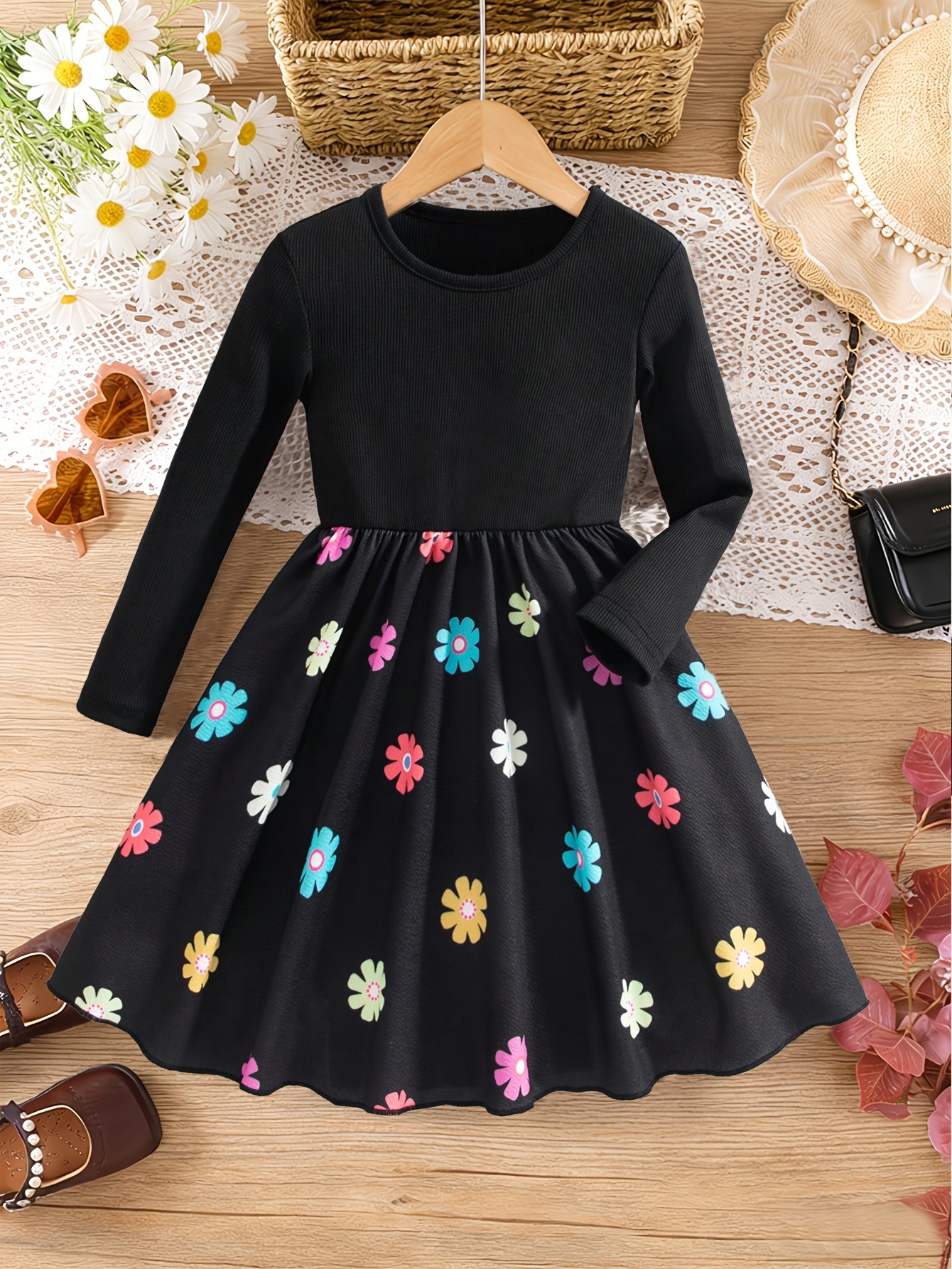 crew neck long sleeve dress Bleusalt The Long Sleeve Crew Dress | Coco